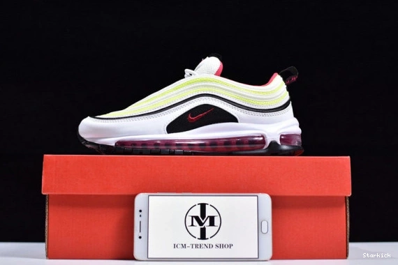 PINK VOLT AMAX AIR BLACK Kie NIKE GS Ney MAX GS 97 RUSH 97 CJ9978-100 WHITE 0725